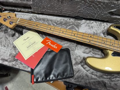 Fender MODSHOP Pbass in Gold - Image 8